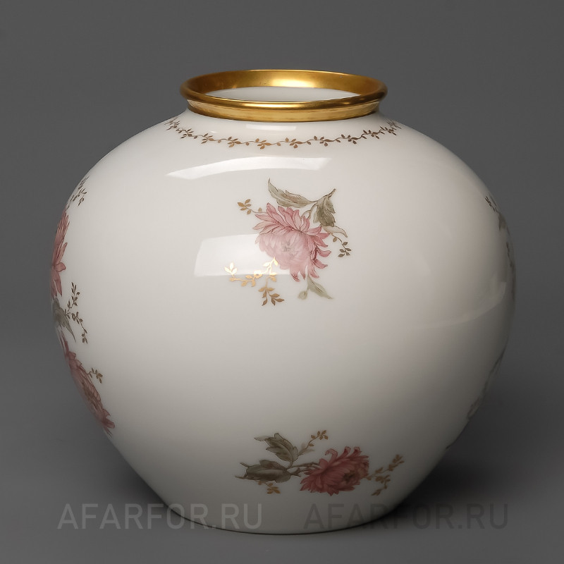 Фарфоровая ваза для цветов "Астры" Rosenthal Германия