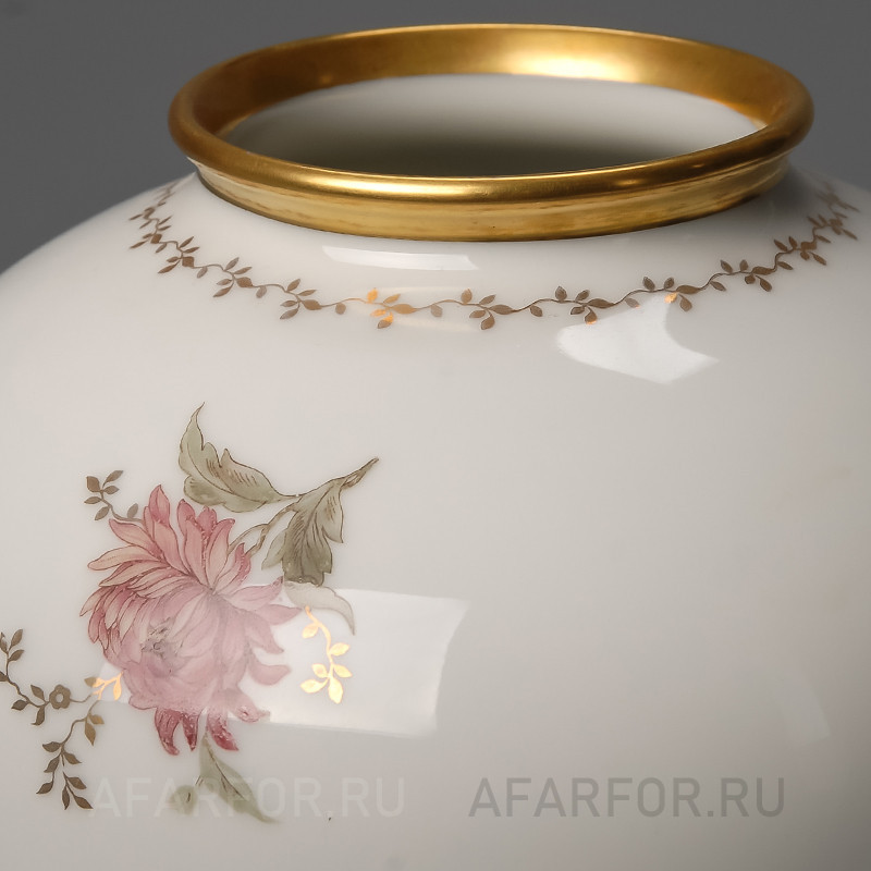 Фарфоровая ваза для цветов "Астры" Rosenthal Германия