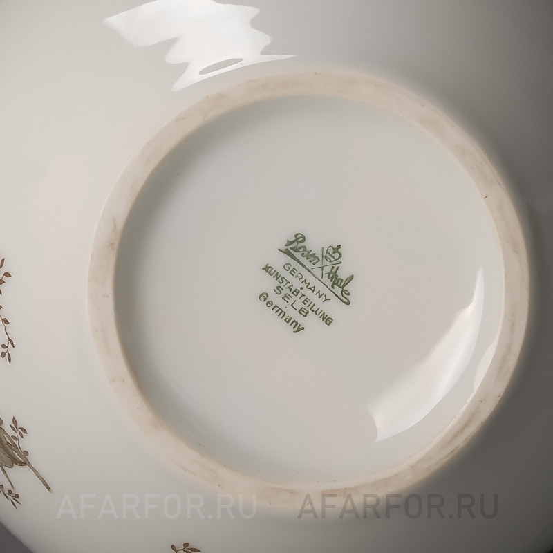 Фарфоровая ваза для цветов "Астры" Rosenthal Германия
