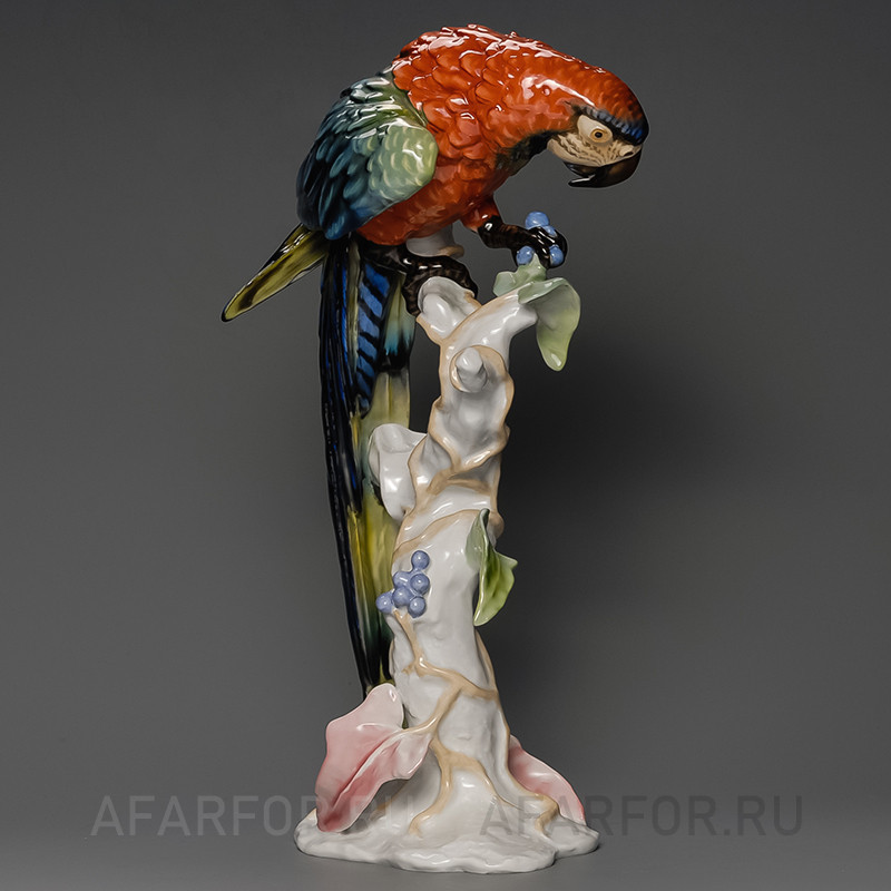 Фарфоровая статуэтка "Попугай Ара" Rosenthal Германия