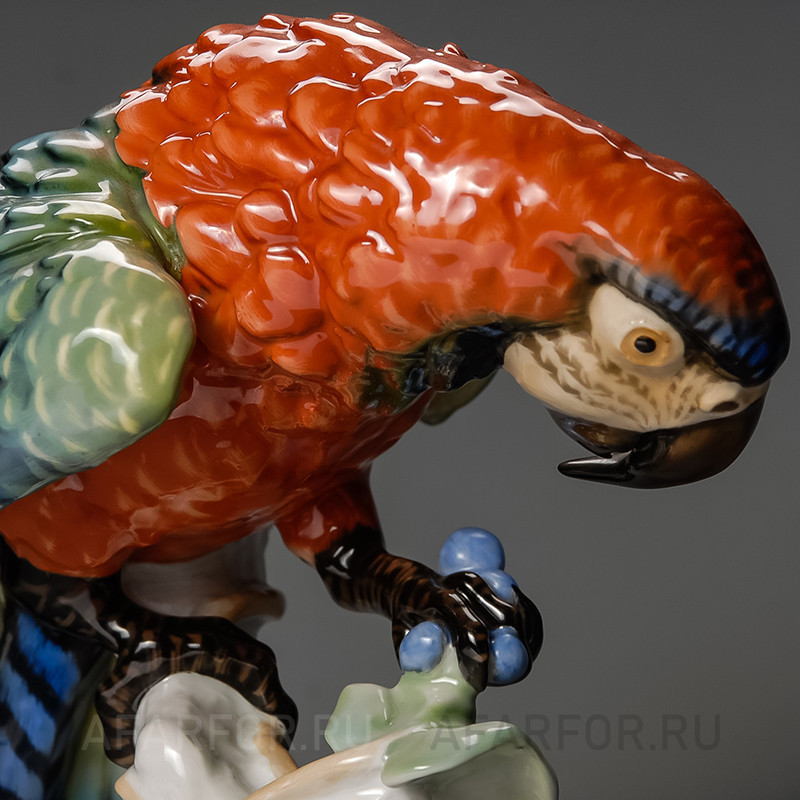 Фарфоровая статуэтка "Попугай Ара" Rosenthal Германия