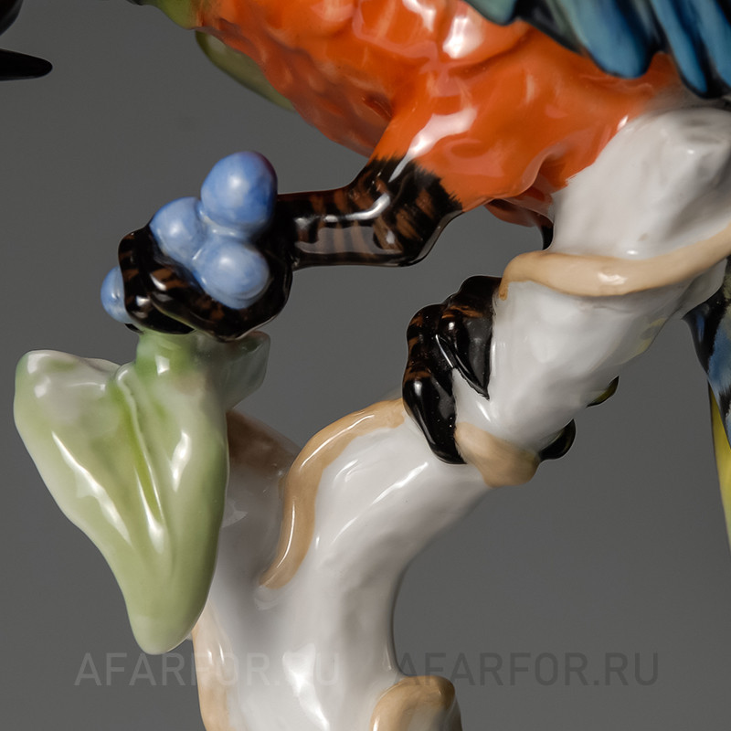Фарфоровая статуэтка "Попугай Ара" Rosenthal Германия