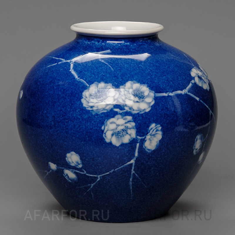 Фарфоровая ваза для цветов "Ветка Сакуры" Rosenthal Германия