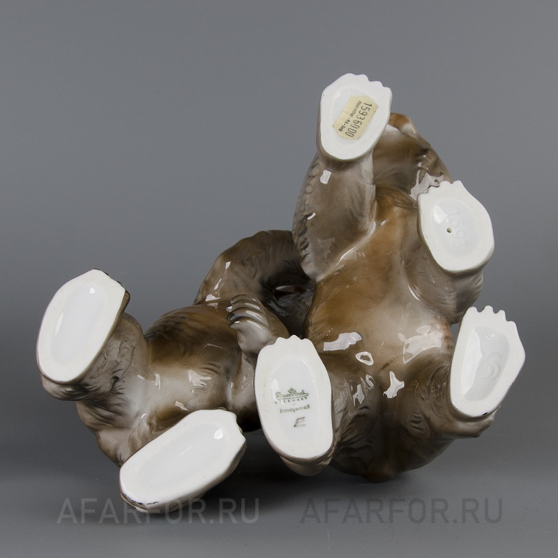 Фарфоровая статуэтка "Играющие медвежата" Rosenthal Германия