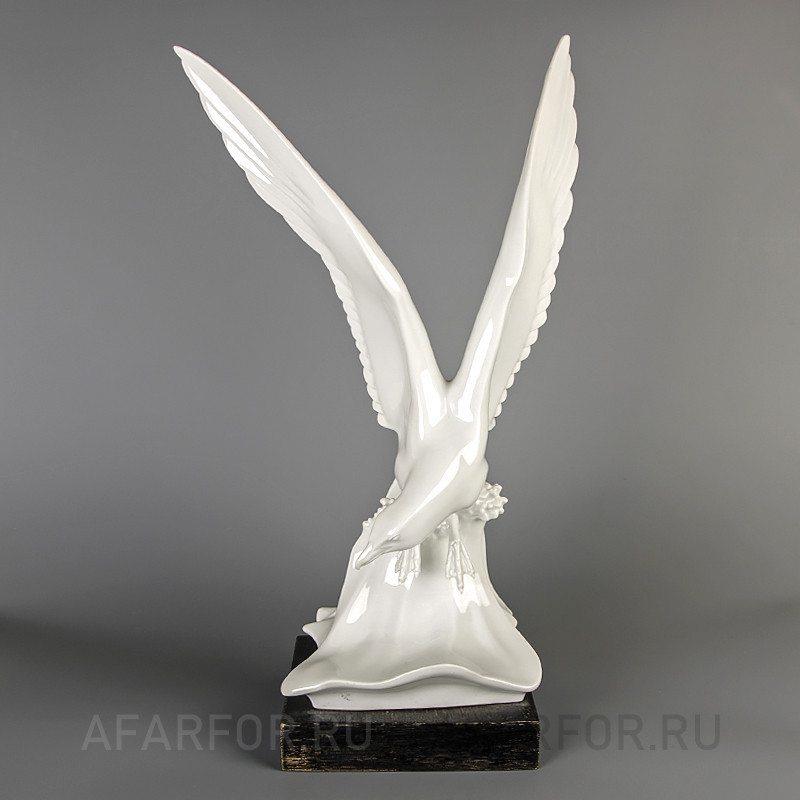 Фарфоровая статуэтка "Чайка на гребне волны" Meissen Германия