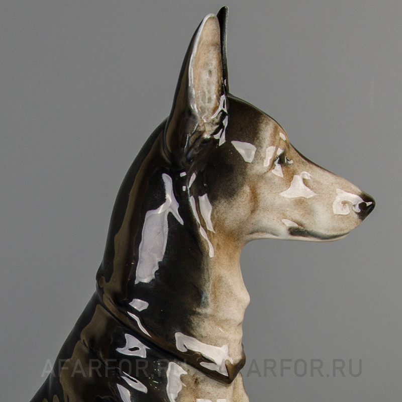 Фарфоровая статуэтка "Немецкая овчарка" Rosenthal Германия