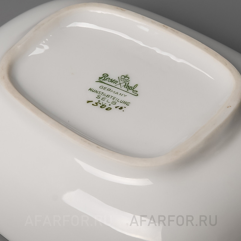 Фарфоровая шкатулка для украшений «Подглядывающий Том» Rosenthal Германия