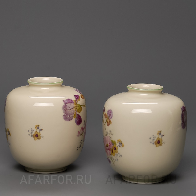 Фарфоровые вазы для цветов "Полевые цветы" Rosenthal Германия