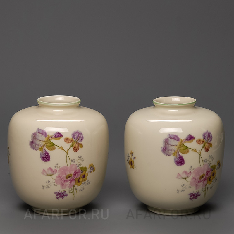 Фарфоровые вазы для цветов "Полевые цветы" Rosenthal Германия