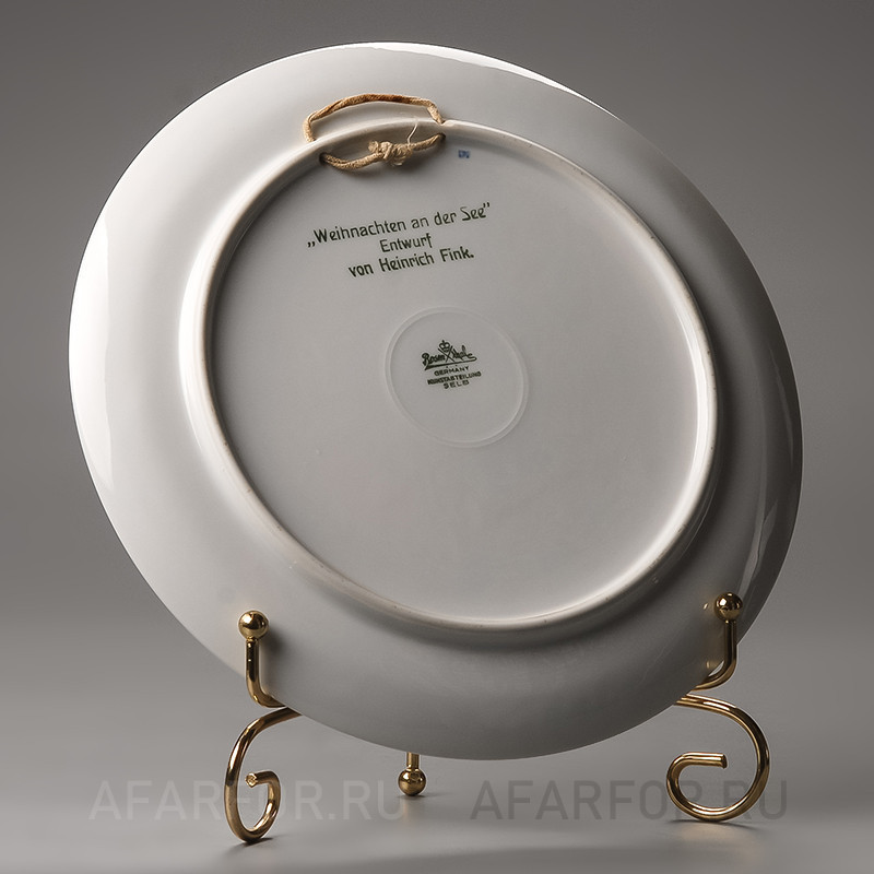 Декоративная тарелка "Рождество 1935" Rosenthal Германия