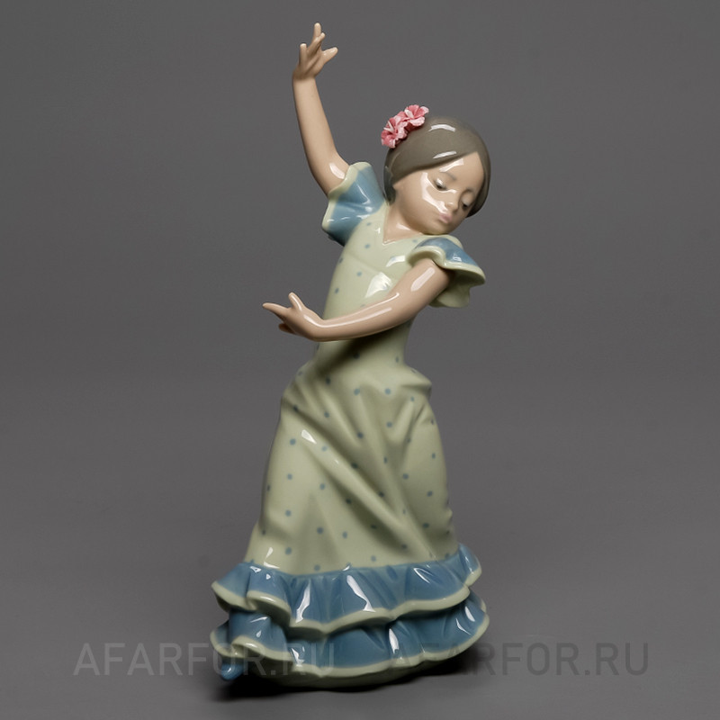 Антикварная фарфоровая статуэтка «Лолита», Lladro, Испания (арт. 856-4)