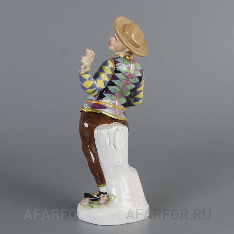 Фарфоровая статуэтка «Арлекин» Meissen Германия