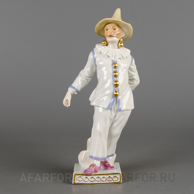 Фарфоровая статуэтка "Пальяццо" Meissen Германия (арт. 1447-2, фото №17419)