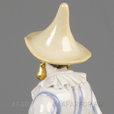 Фарфоровая статуэтка "Пальяццо" Meissen Германия (арт. 1447-2, фото №17425)