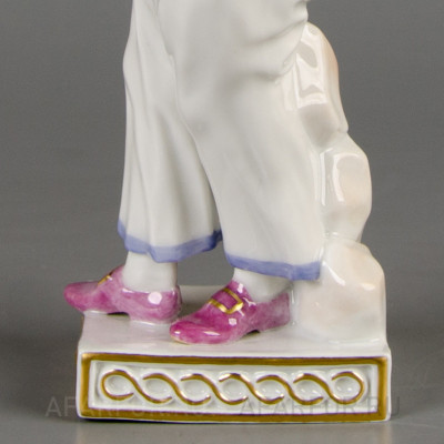 Фарфоровая статуэтка "Пальяццо" Meissen Германия (арт. 1447-2, фото №17428)