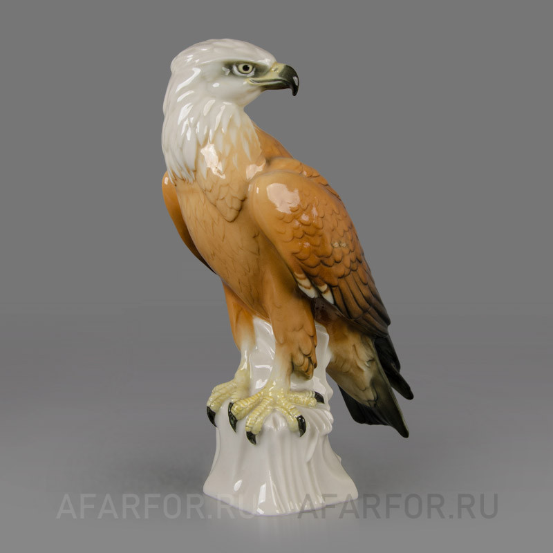 Статуэтка из фарфора Карл Энс Германия (арт.: 1608-2) - купите гордого орла для престижного интерьера и коллекции.