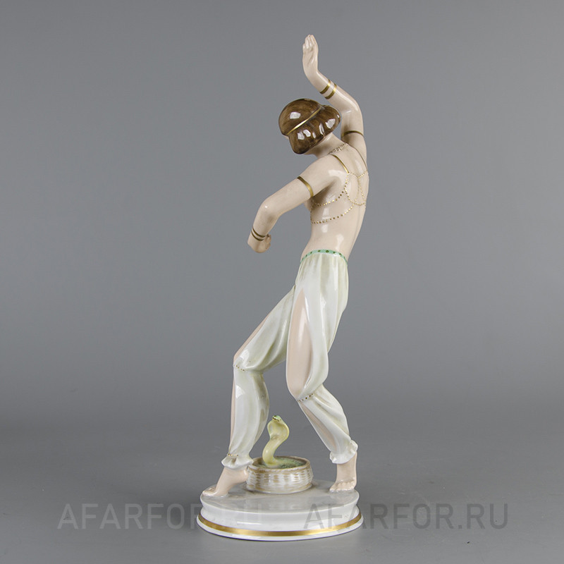 Фарфоровая статуэтка «Танцовщица с коброй» Rosenthal Германия