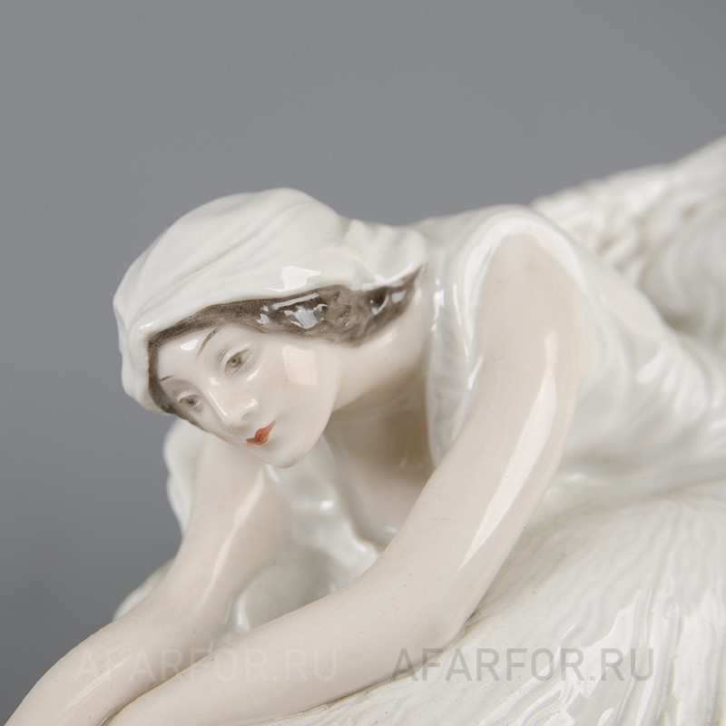 Фарфоровая статуэтка «Умирающий лебедь» Rosenthal Германия