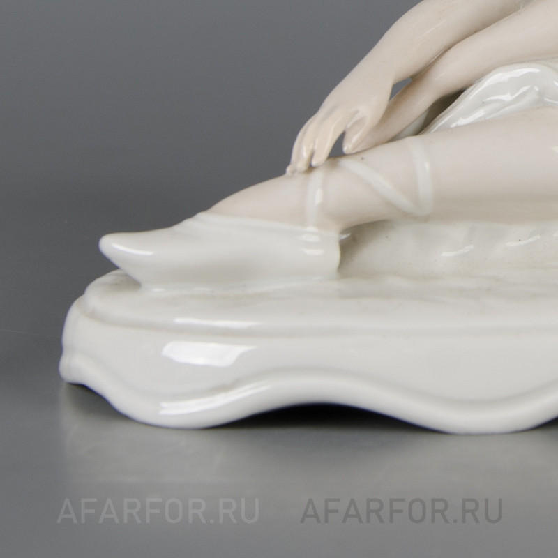 Фарфоровая статуэтка «Умирающий лебедь» Rosenthal Германия