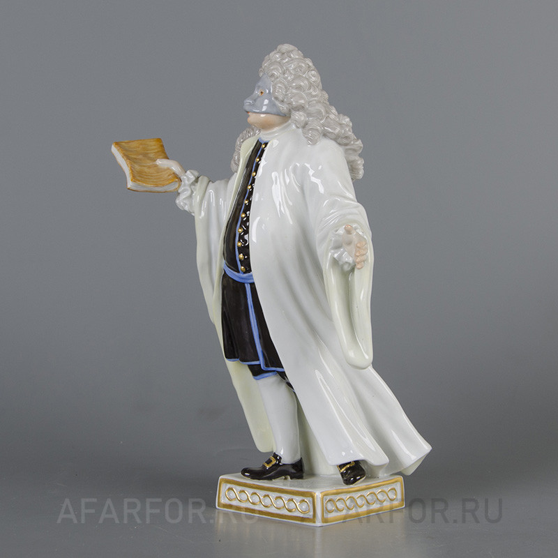 Фарфоровая статуэтка «Адвокат» Meissen Германия