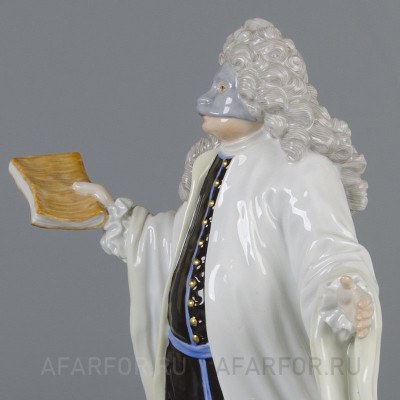 Фарфоровая статуэтка "Адвокат" Meissen Германия (арт. 1660-2, фото №17701)