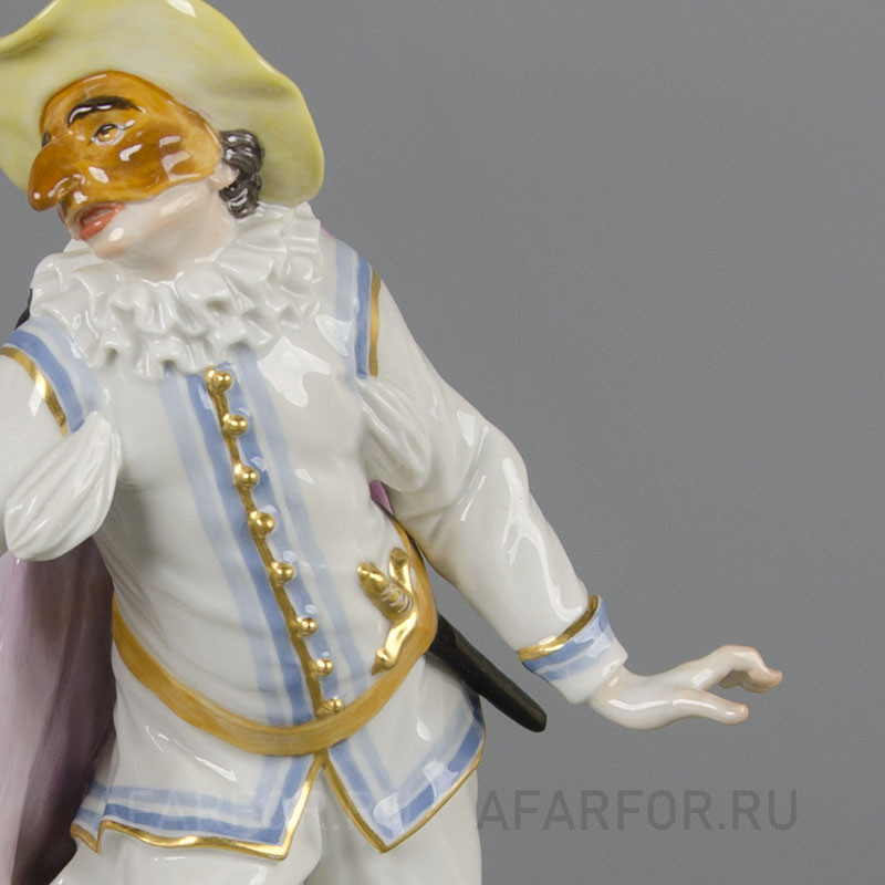 Фарфоровая статуэтка «Ковьелло» Meissen Германия