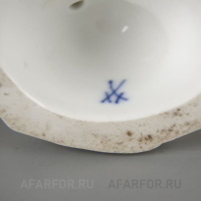 Фарфоровая статуэтка "Арлекин с кружкой" Meissen Германия (арт. 1844-2, фото №17815)