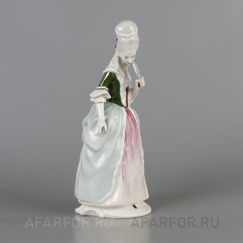Фарфоровая статуэтка «Дама с веером» Rosenthal Германия