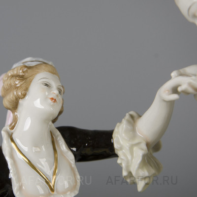 Фарфоровая статуэтка "Приятная встреча" Rosenthal Германия (фото №18102)