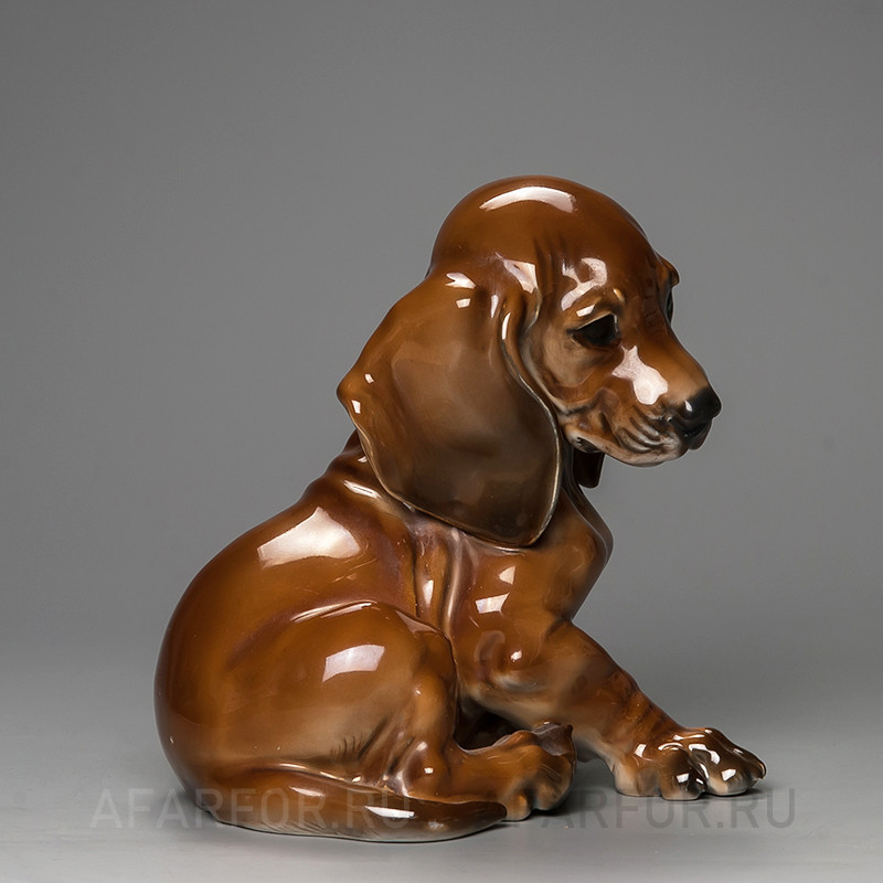 Фарфоровая статуэтка "Такса" Rosenthal Германия