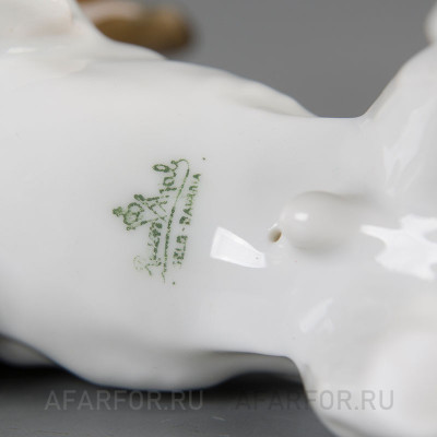 Фарфоровая статуэтка "Французский Бульдог" Rosenthal Германия