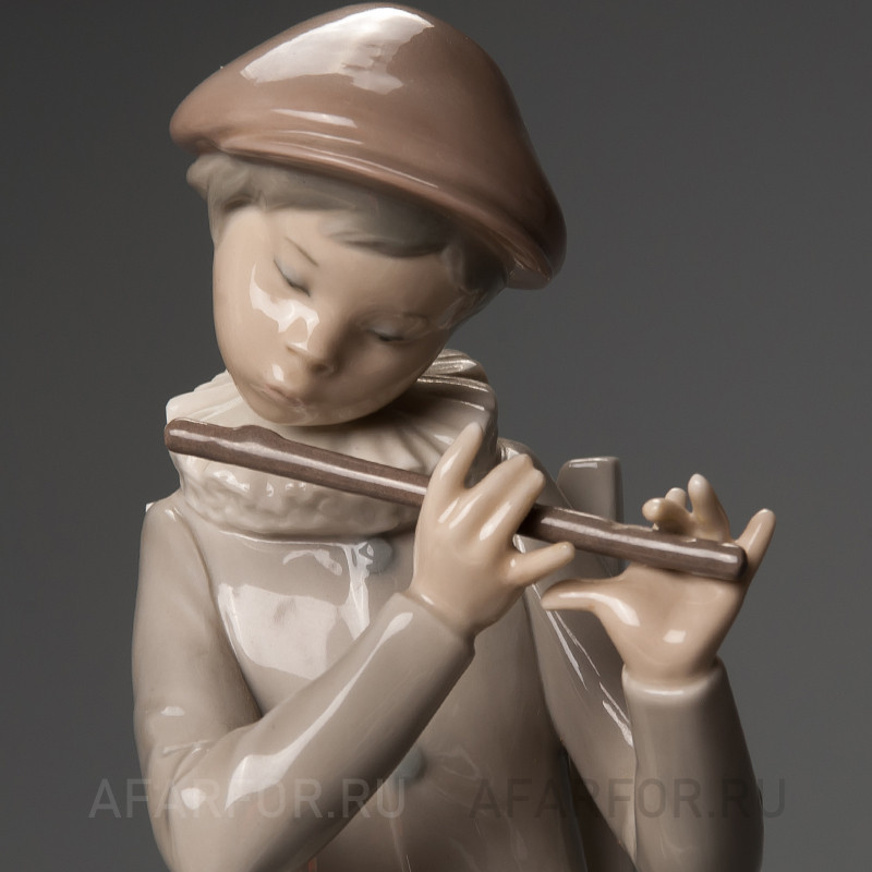 Фарфоровая статуэтка "Флейтист" Lladro Испания