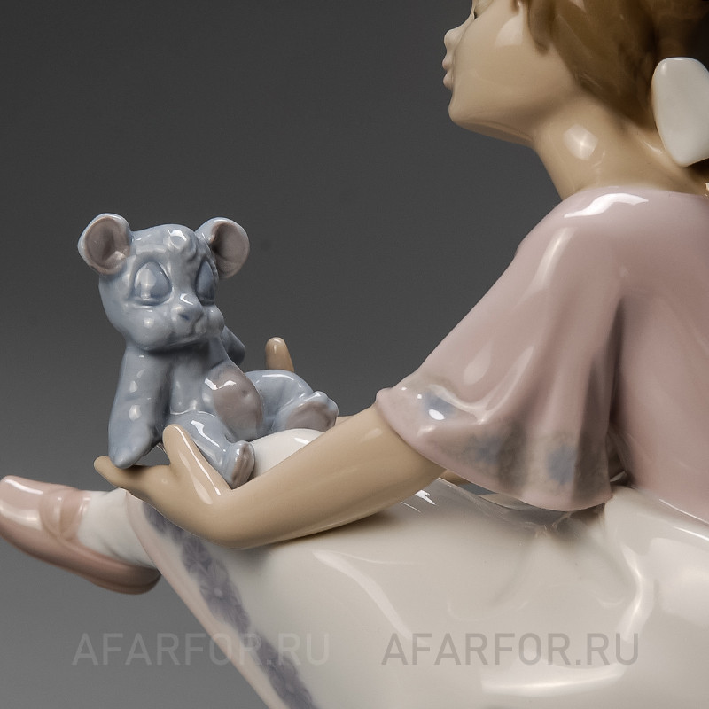 Фарфоровая статуэтка "Мой плюшевый мишка" Lladro Испания