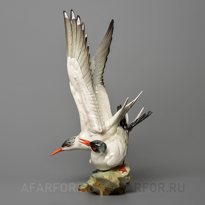 Фарфоровая статуэтка «Крачки. Морские ласточки» Hutschenreuther Германия
