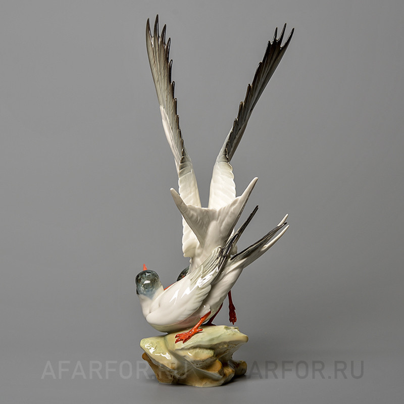 Фарфоровая статуэтка «Крачки. Морские ласточки» Hutschenreuther Германия
