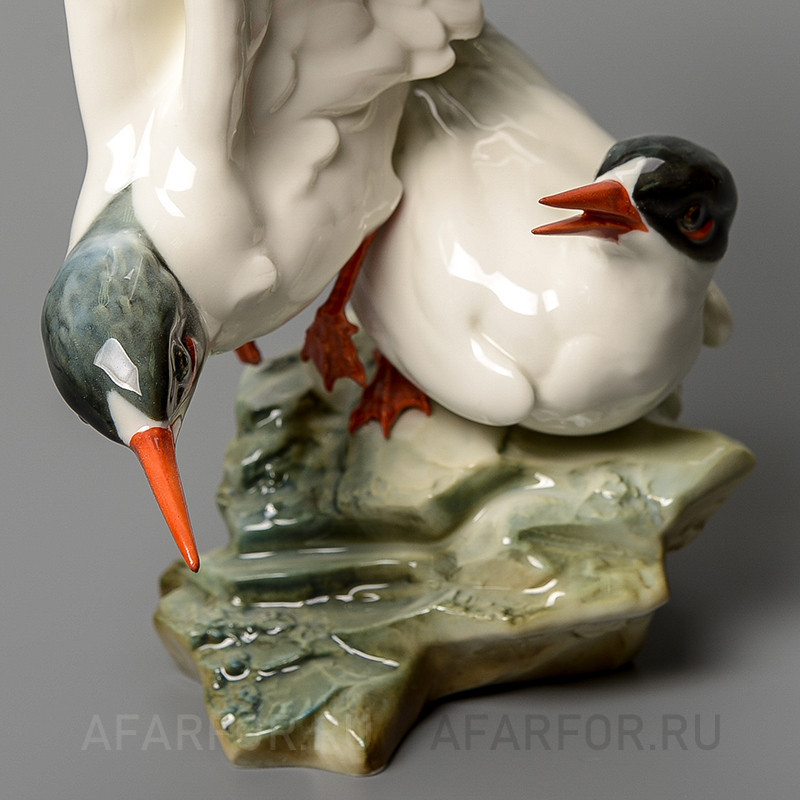 Фарфоровая статуэтка «Крачки. Морские ласточки» Hutschenreuther Германия