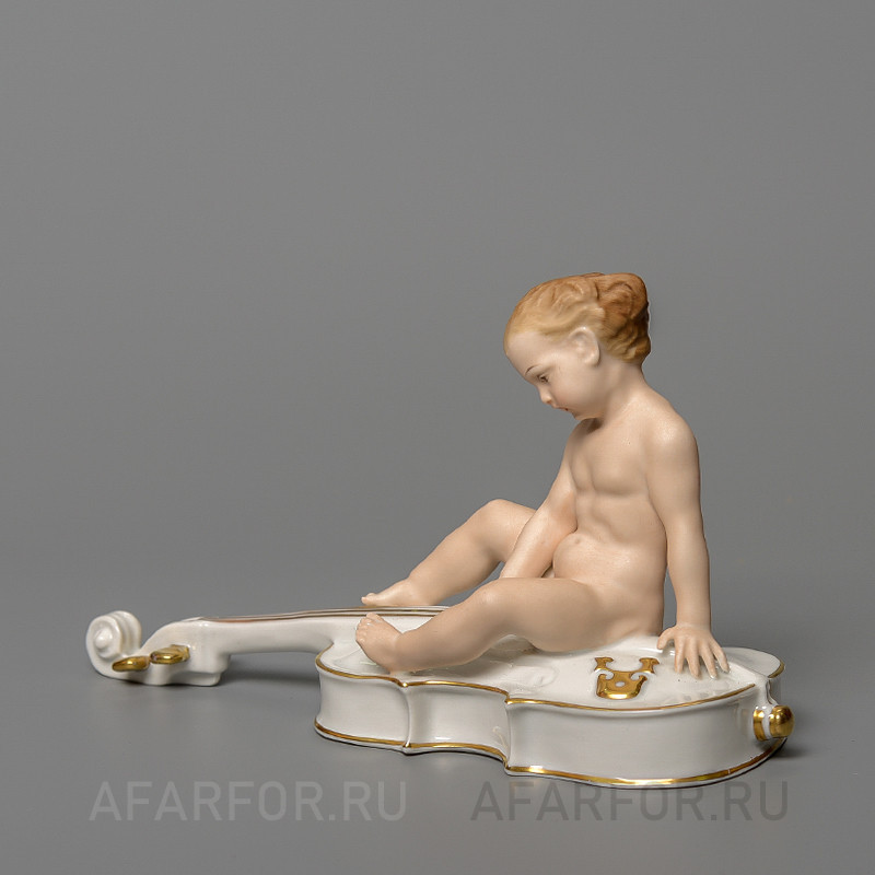 Фарфоровая статуэтка «Мальчик на Виолончели» Rosenthal Германия