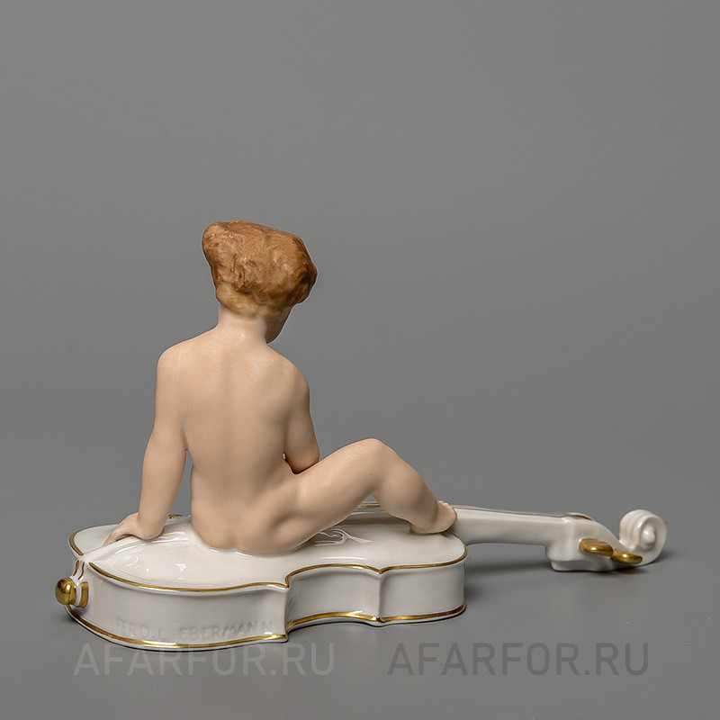 Фарфоровая статуэтка «Мальчик на Виолончели» Rosenthal Германия