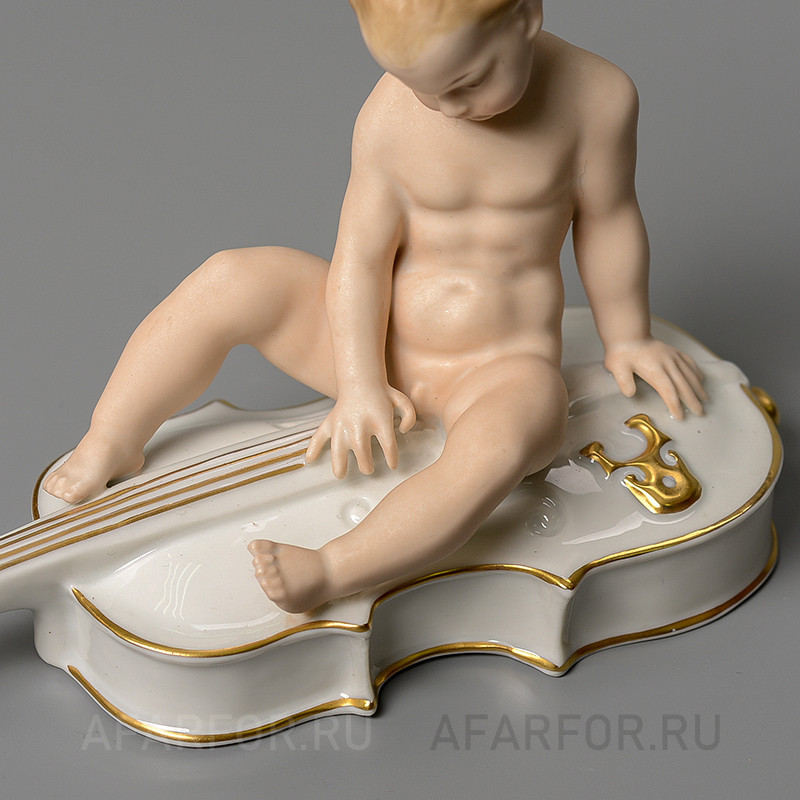 Фарфоровая статуэтка «Мальчик на Виолончели» Rosenthal Германия