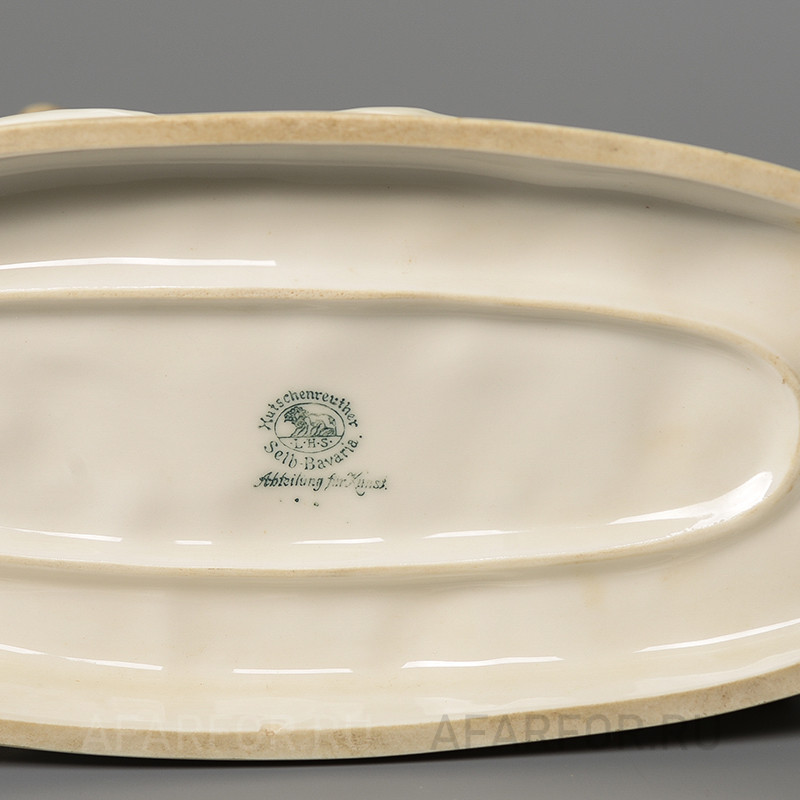 Фарфоровая статуэтка «Дай лапу сенбернар» Rosenthal Германия