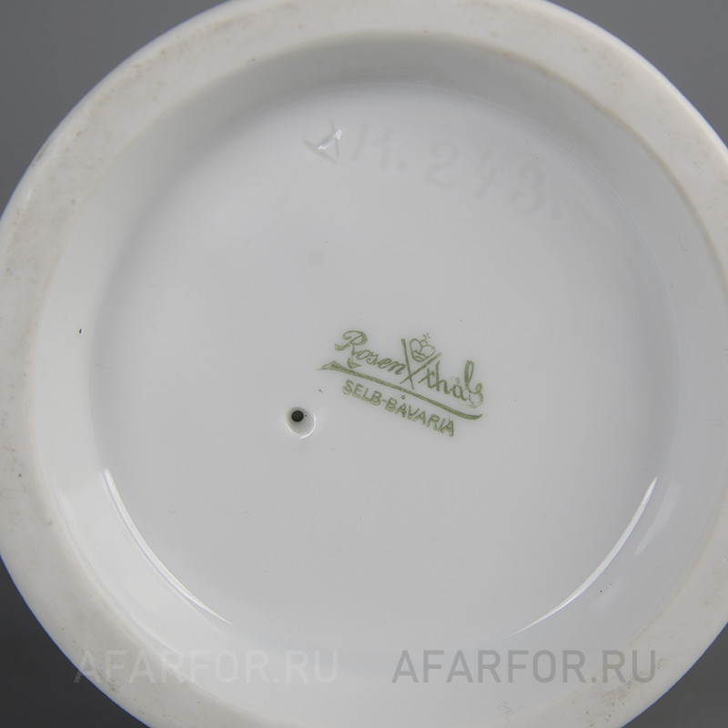 Фарфоровая статуэтка "Такса" Rosenthal Германия