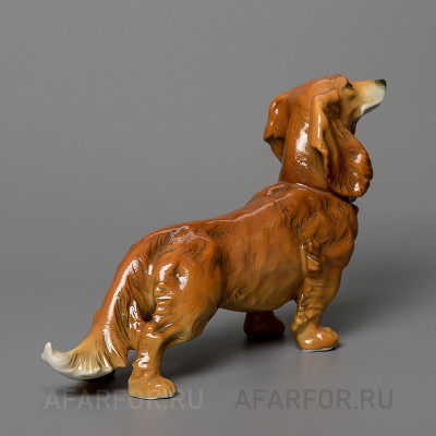Фарфоровая статуэтка «Такса» Karl Ens Германия (фото №19344)