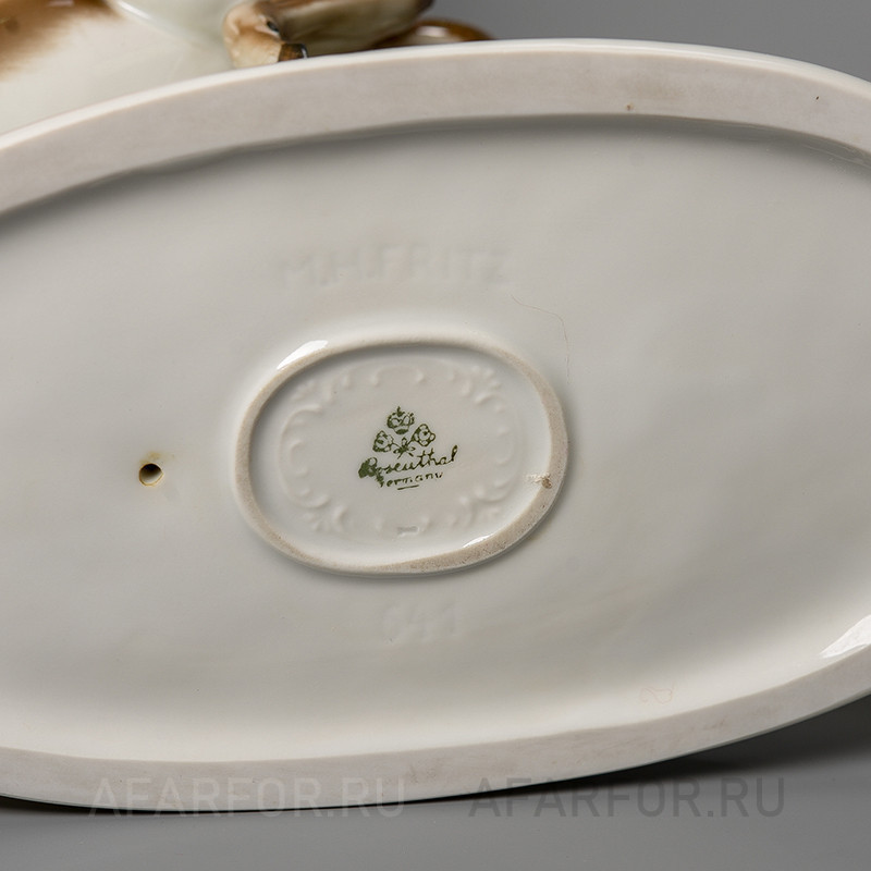 Фарфоровая статуэтка «Бегущие Газели» Rosenthal Германия