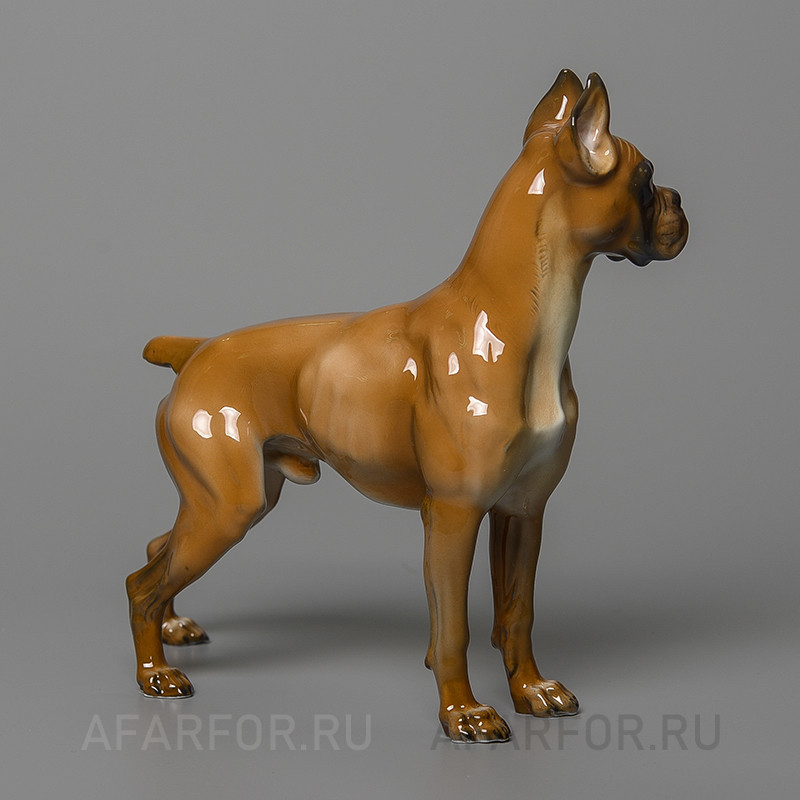 Фарфоровая статуэтка «Собака Боксёр» Rosenthal Германия