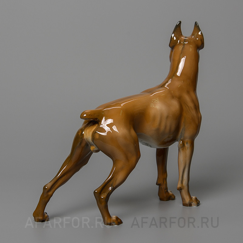 Фарфоровая статуэтка «Собака Боксёр» Rosenthal Германия