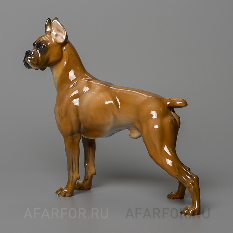 Фарфоровая статуэтка «Собака Боксёр» Rosenthal Германия