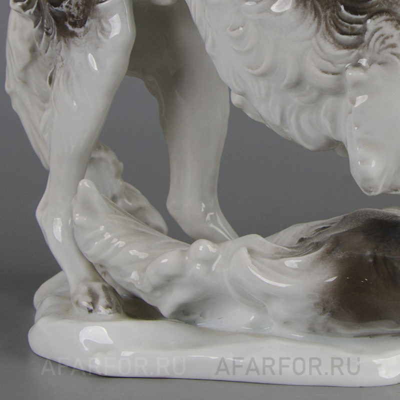 Фарфоровая статуэтка «Играющие Борзые» Rosenthal Германия