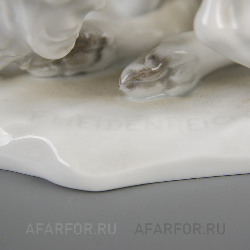 Фарфоровая статуэтка «Играющие Борзые» Rosenthal Германия