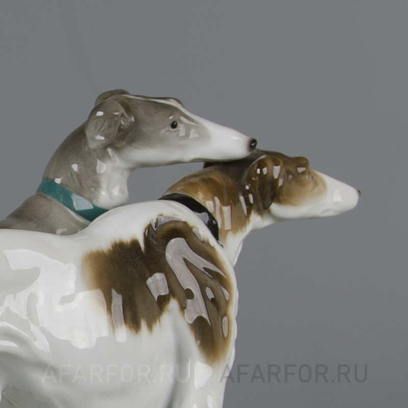 Фарфоровая статуэтка «Две борзые» Karl Ens Германия