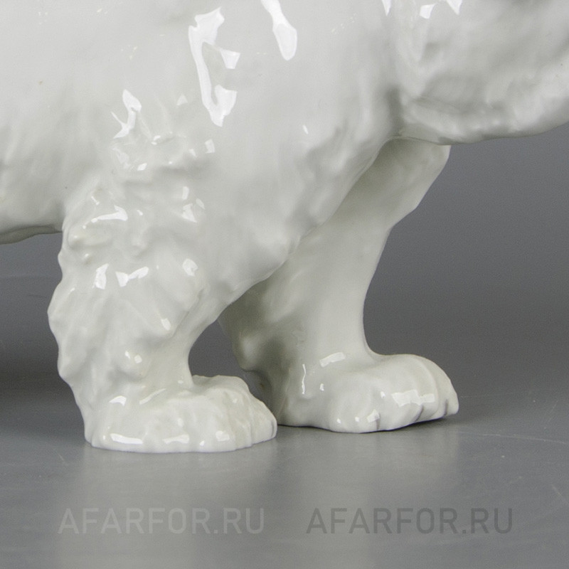Фарфоровая статуэтка «Белый Медведь» Meissen Германия